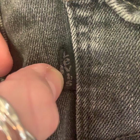 Levi’s 721 High Rise Skinny Black Wash Jean 31x30 - Picture 6 of 10